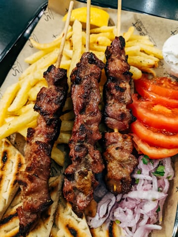 Harissa-Hähnchen vom Spieß